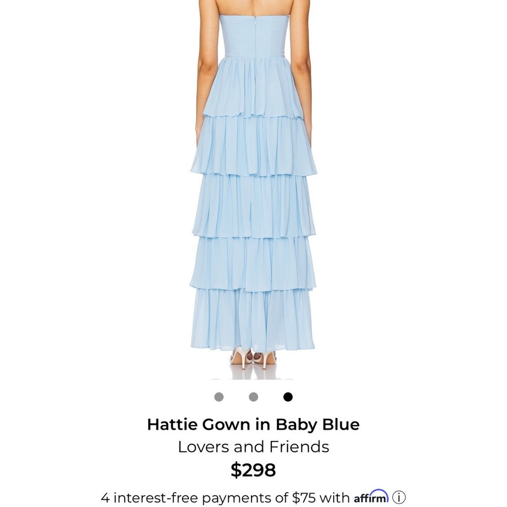 Lovers + Friends Light Blue Evening Dress - Picture 2 of 3